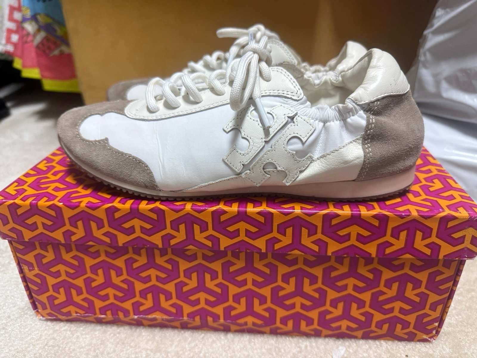 Tory Burch leather sneakers