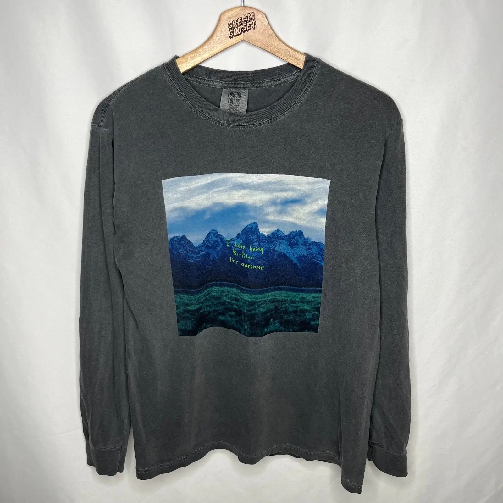 Kanye West Ye Wyoming Brooklyn Listening Party Merch Longsleeve Men's Sz Large