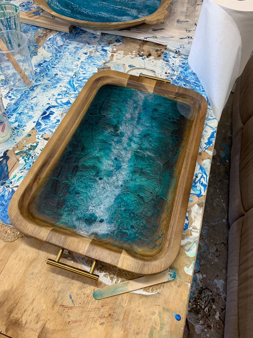 Epoxy Ocean Tray