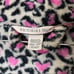 Victoria’s Secret Plush Pink Heart Print Short Bath Robe size XS/S