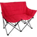 Ozark Trail Camping Love Seat Chair, Red, Adult use