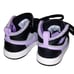 Nike Air Jordan 1 Mid SE Houndstooth Black Lilac White Toddler Size 5c Sneakers