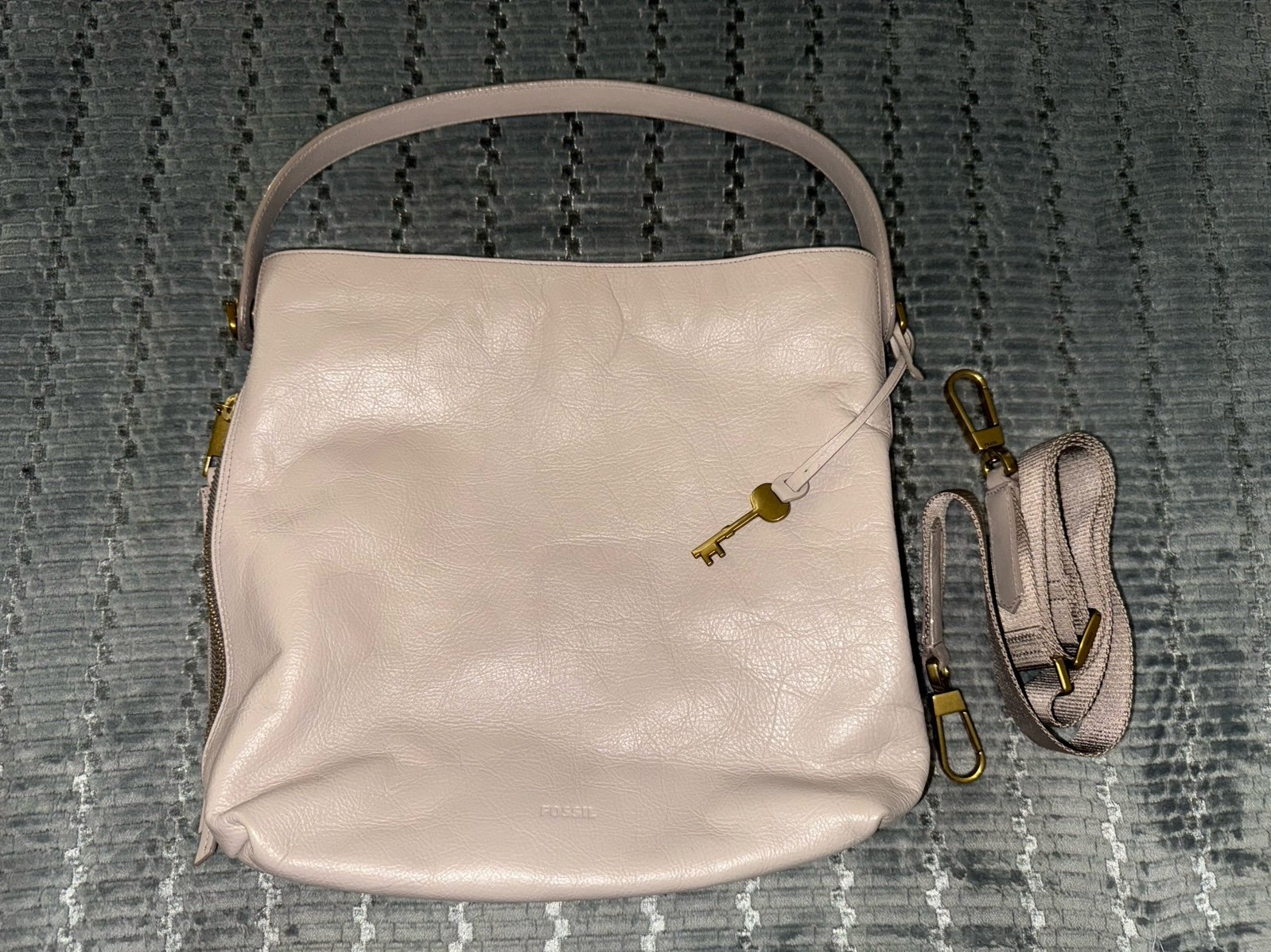 Fossil Hobo Taupe Bag