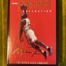 1996 Upper Deck Michael Jordan Collection Jumbo Card Set