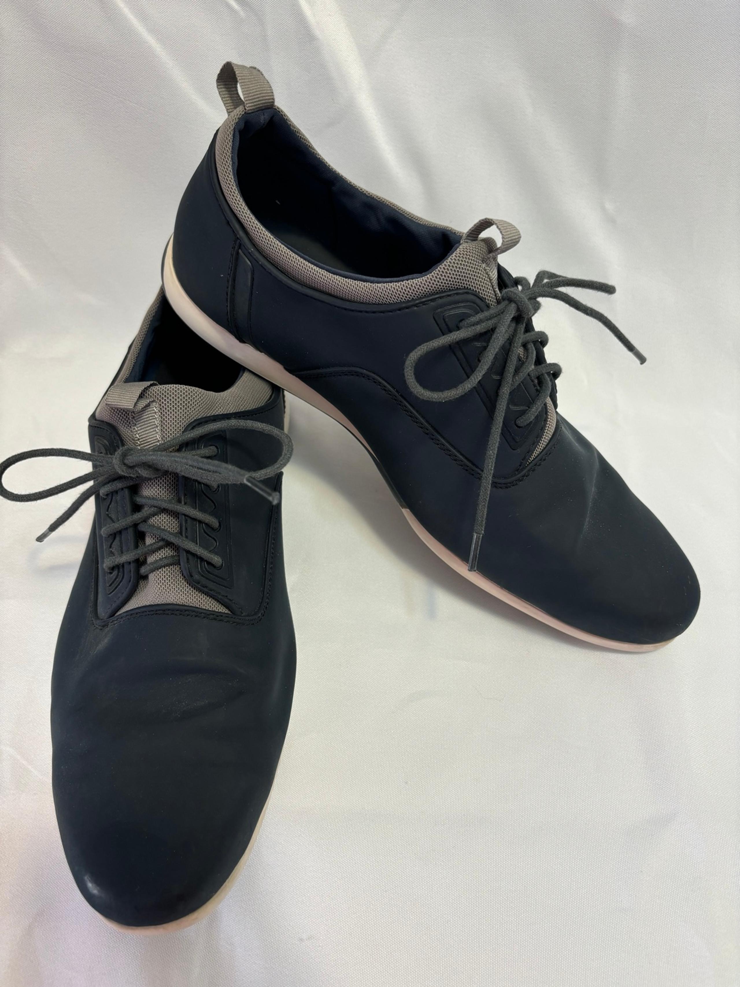 Zara Man Blue Gray Lace Up Oxfords Men’s Size US7/EU40