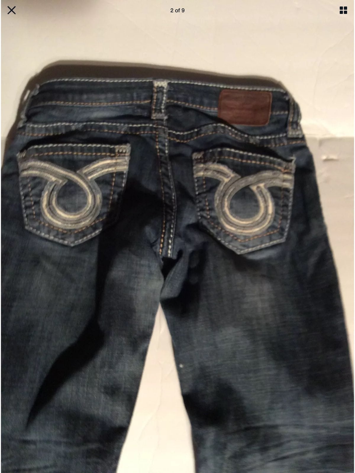 BIG STAR LIV CROPPED CAPRI JEANS SZ 26