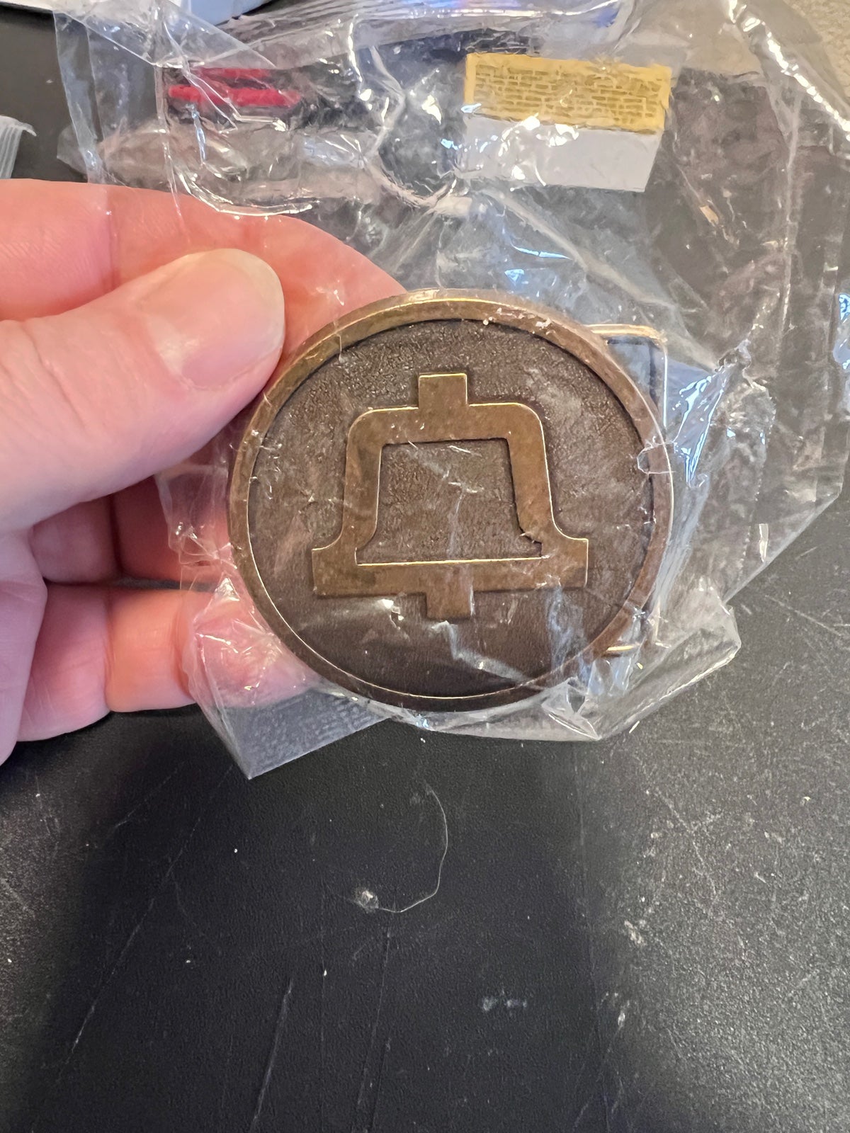 Bell System Telephone Company Logo Southwestern Linesman Nos Nip belt buckle