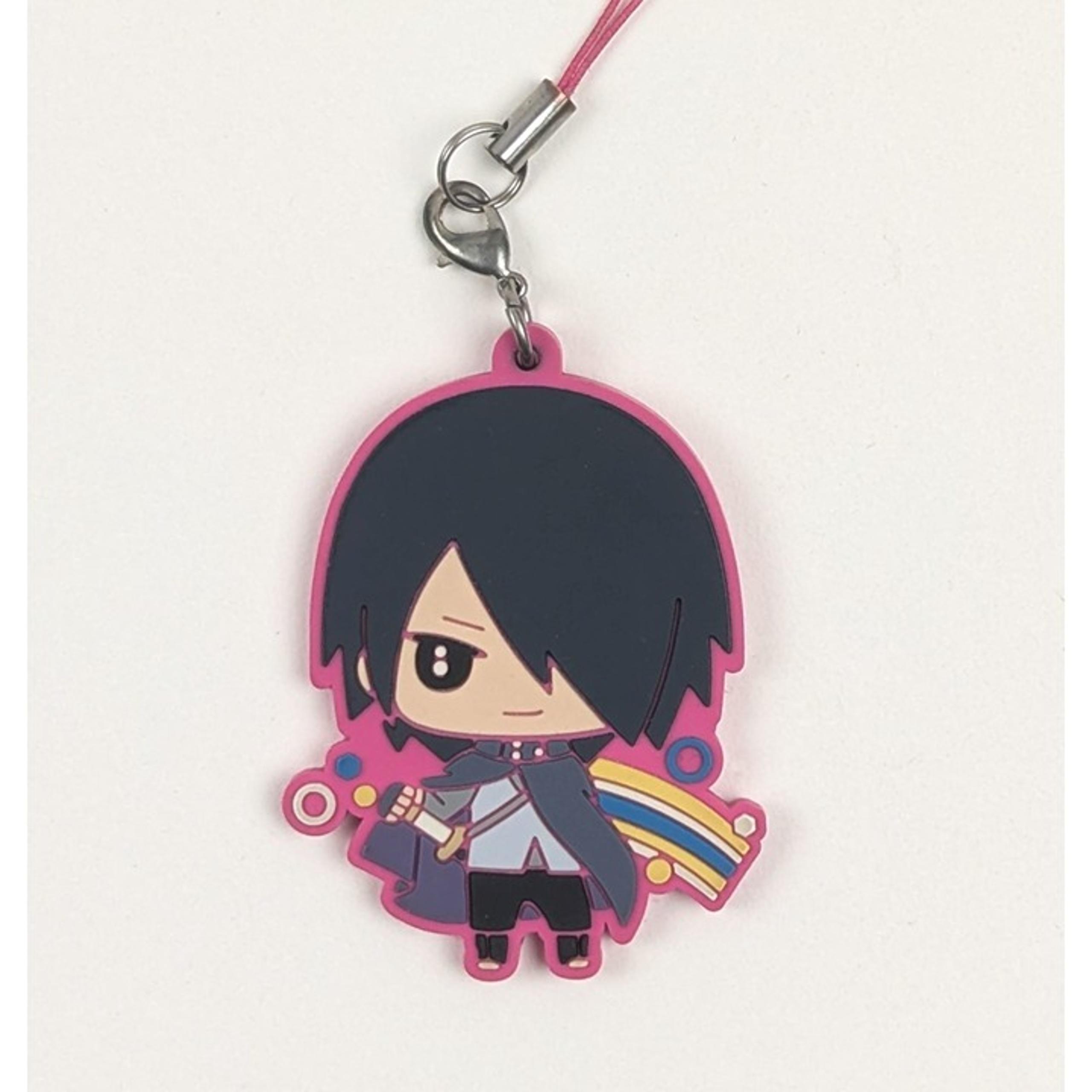 Boruto: Naruto Next Generations Sasuke Uchiha Keychain Rubber Strap Bandai