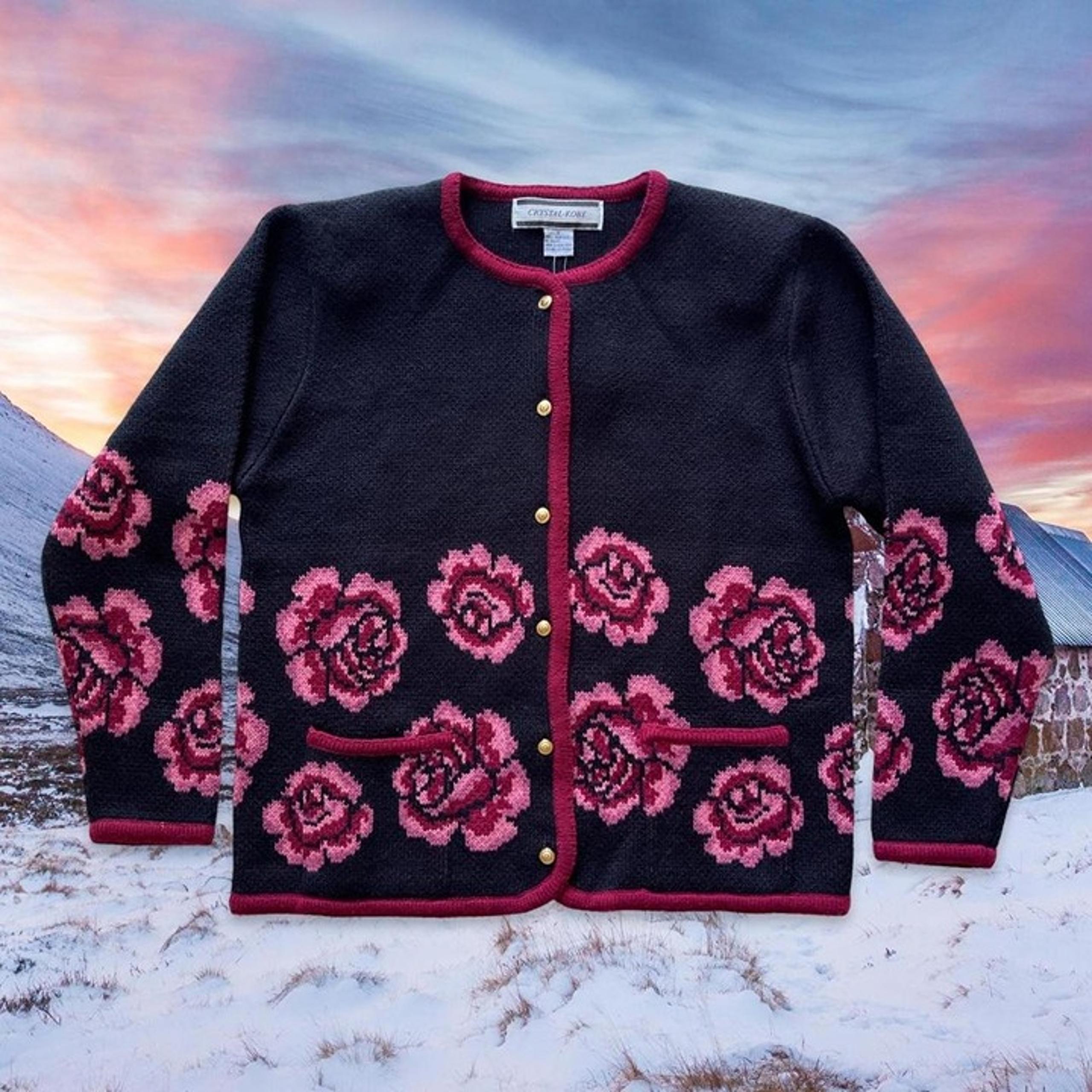 NWT Vintage 90’s Floral Cardigan