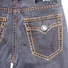 True Religion Orange Stitching Jeans