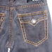 True Religion Orange Stitching Jeans