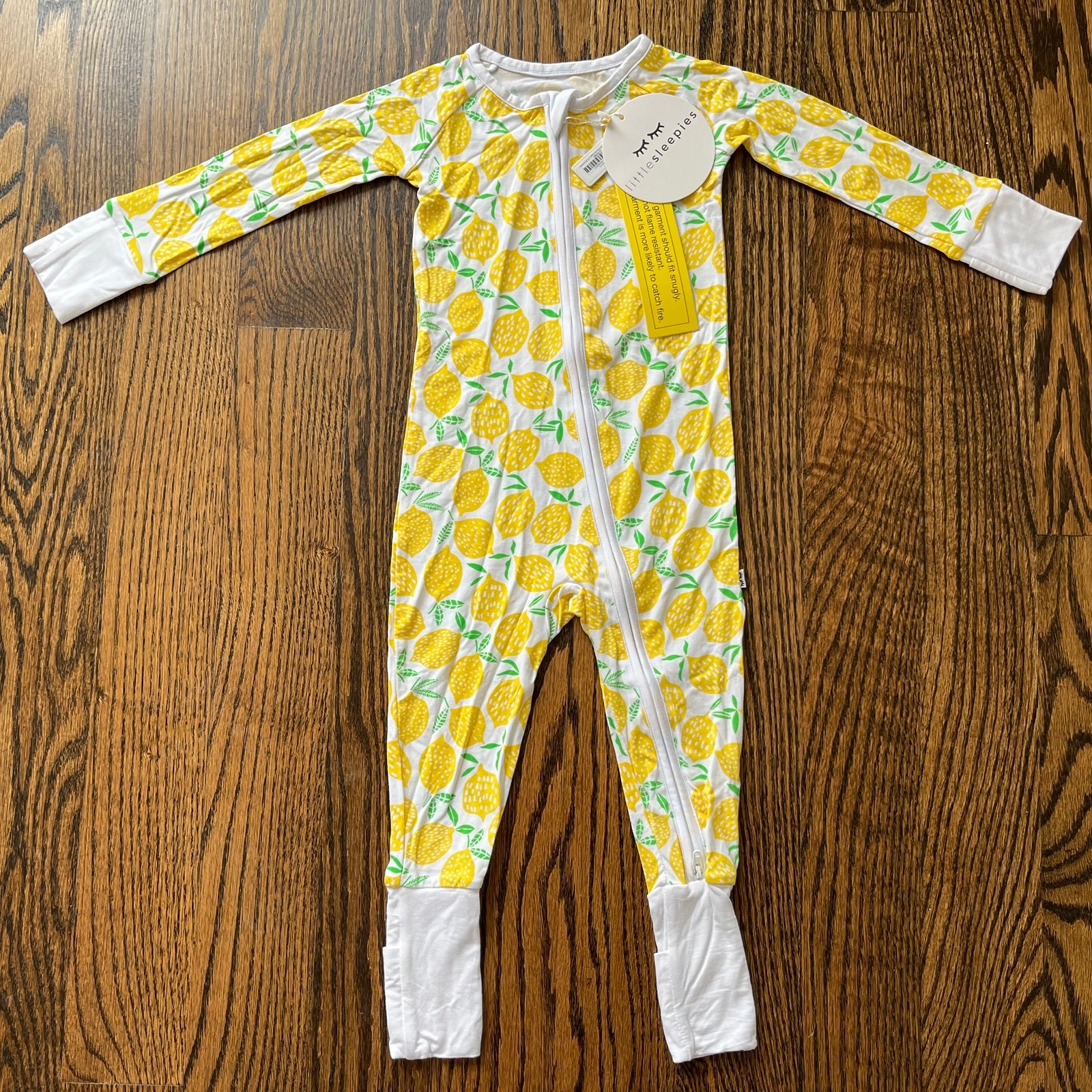 NWT - Little Sleepies Lemon Zippy (12-18M)