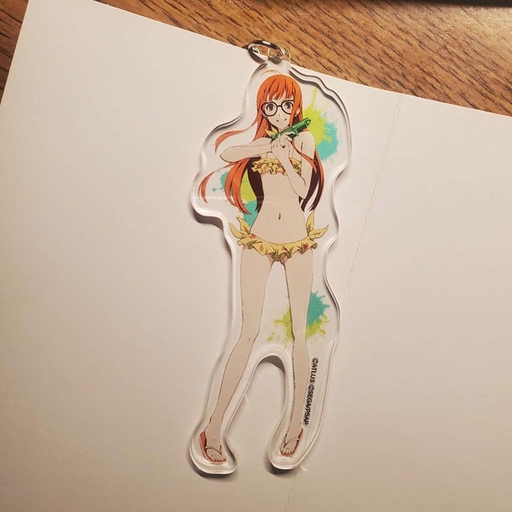 New Cafe Leblanc Special Event Futaba Sakura Acrylic Keychain