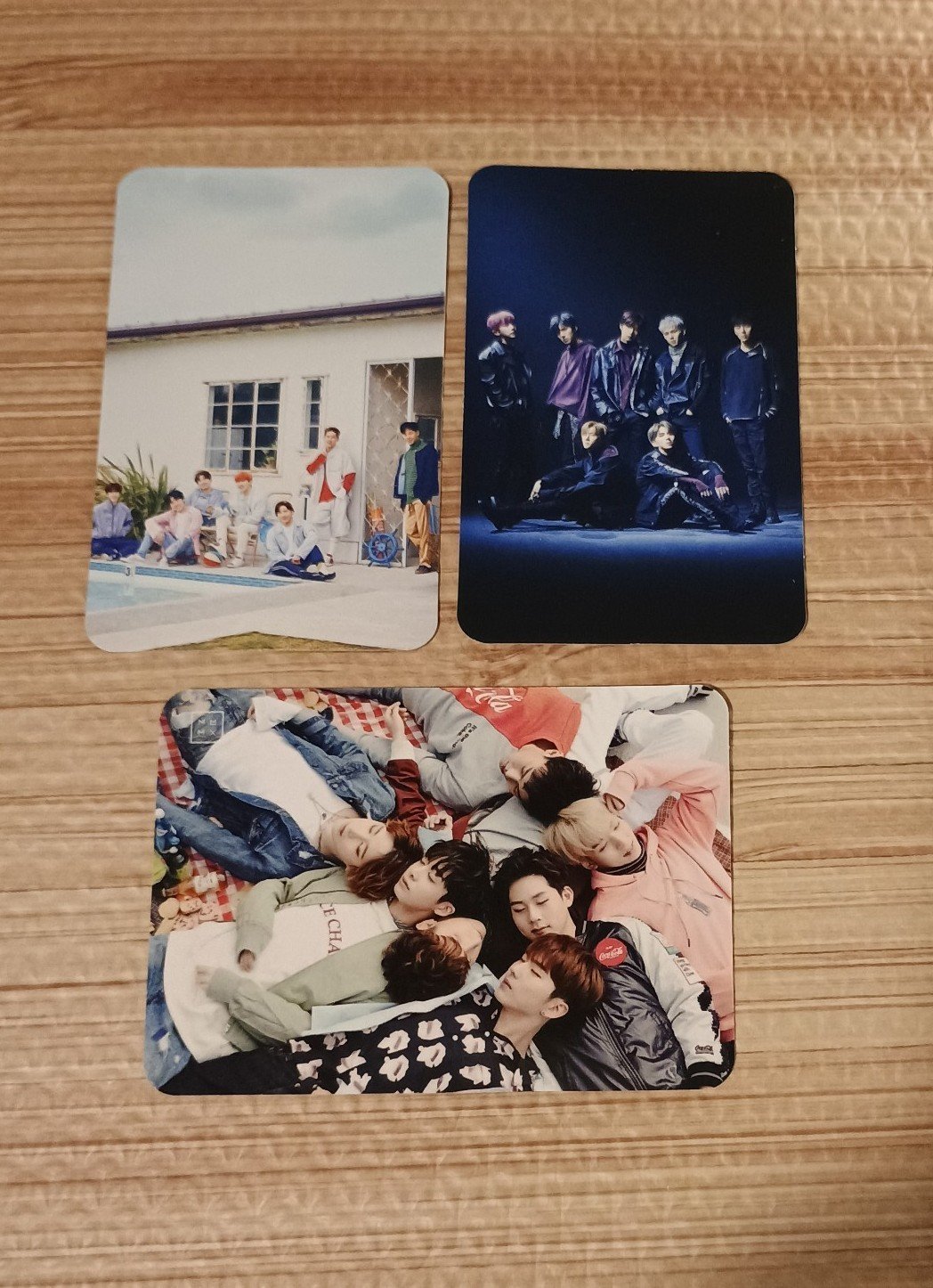 Monsta X Piece Wanted official fan club group PC set (3)