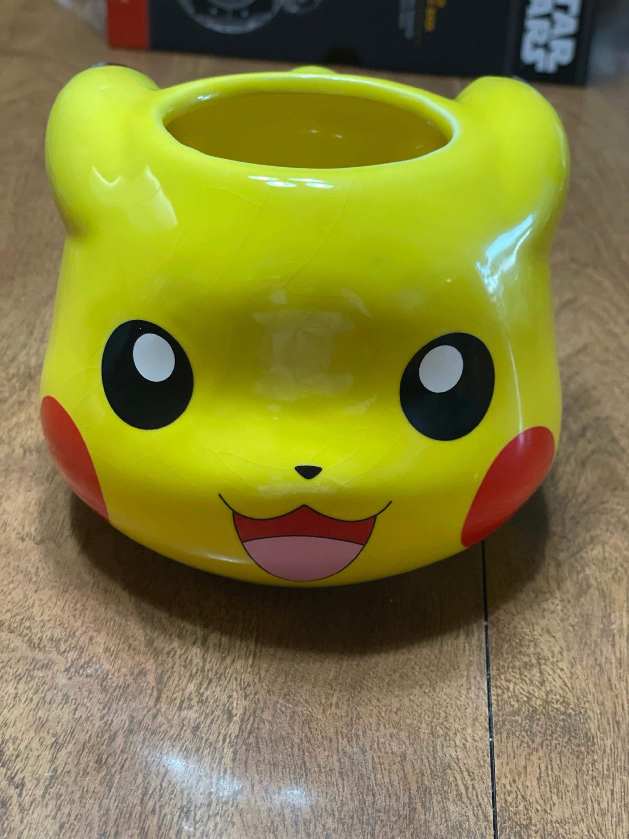Pokemon Pikachu Large Yellow Mug - 20 Oz Nintendo Licensed Coffee Tea 3D Cup