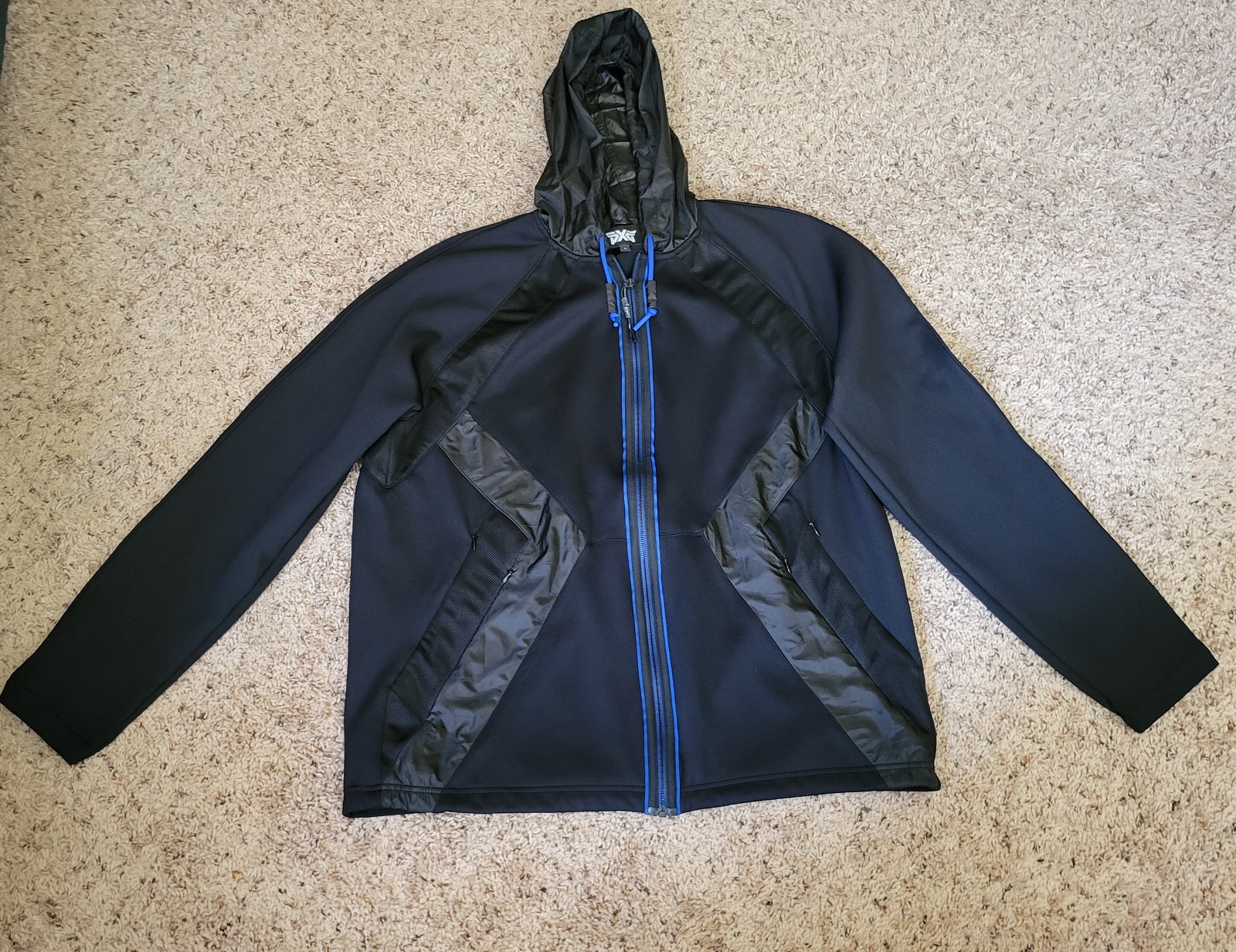 PXG Nick Jonas Pre-owned Multipocket Zip-Up Hybrid Jacket Black XL