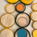 Lot Of 7 Kodak Lens Filters Vintage In Containers Plus 3 Extra Containers