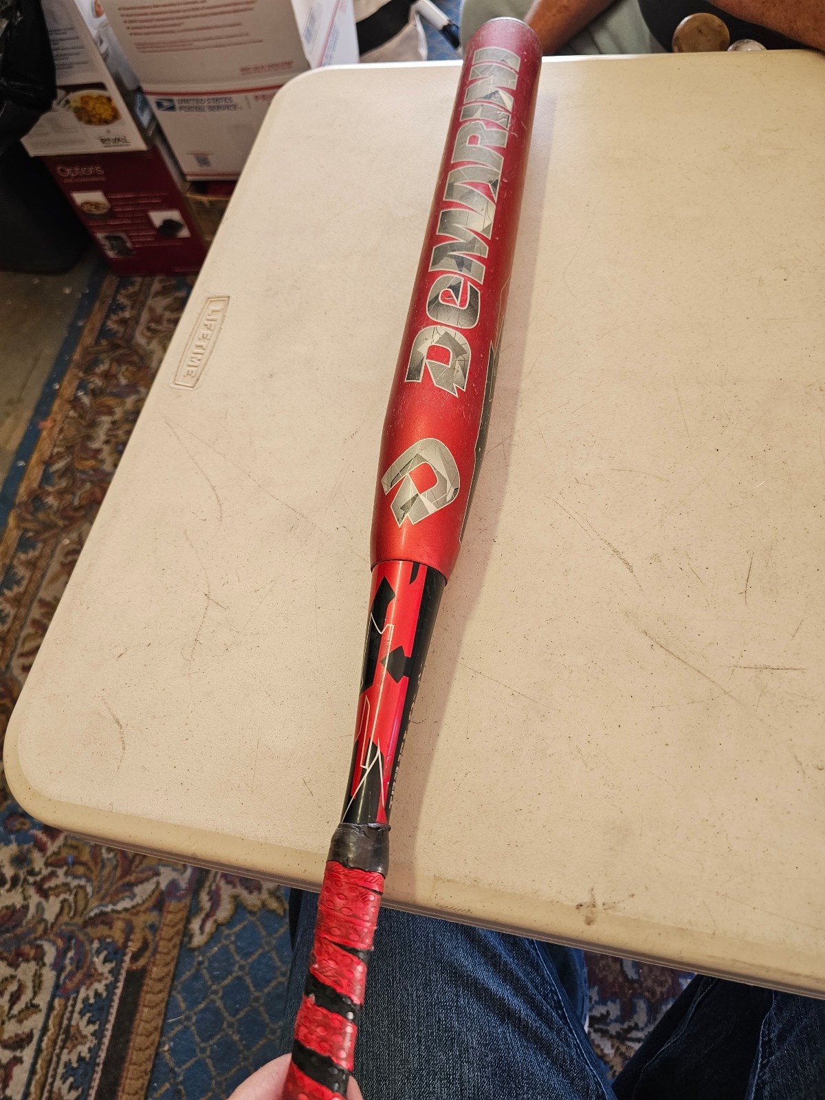 Demarini CF5 33/23 -10 TR3 Flo Composite Fastpitch Softball Bat 2-1/4 Insane End