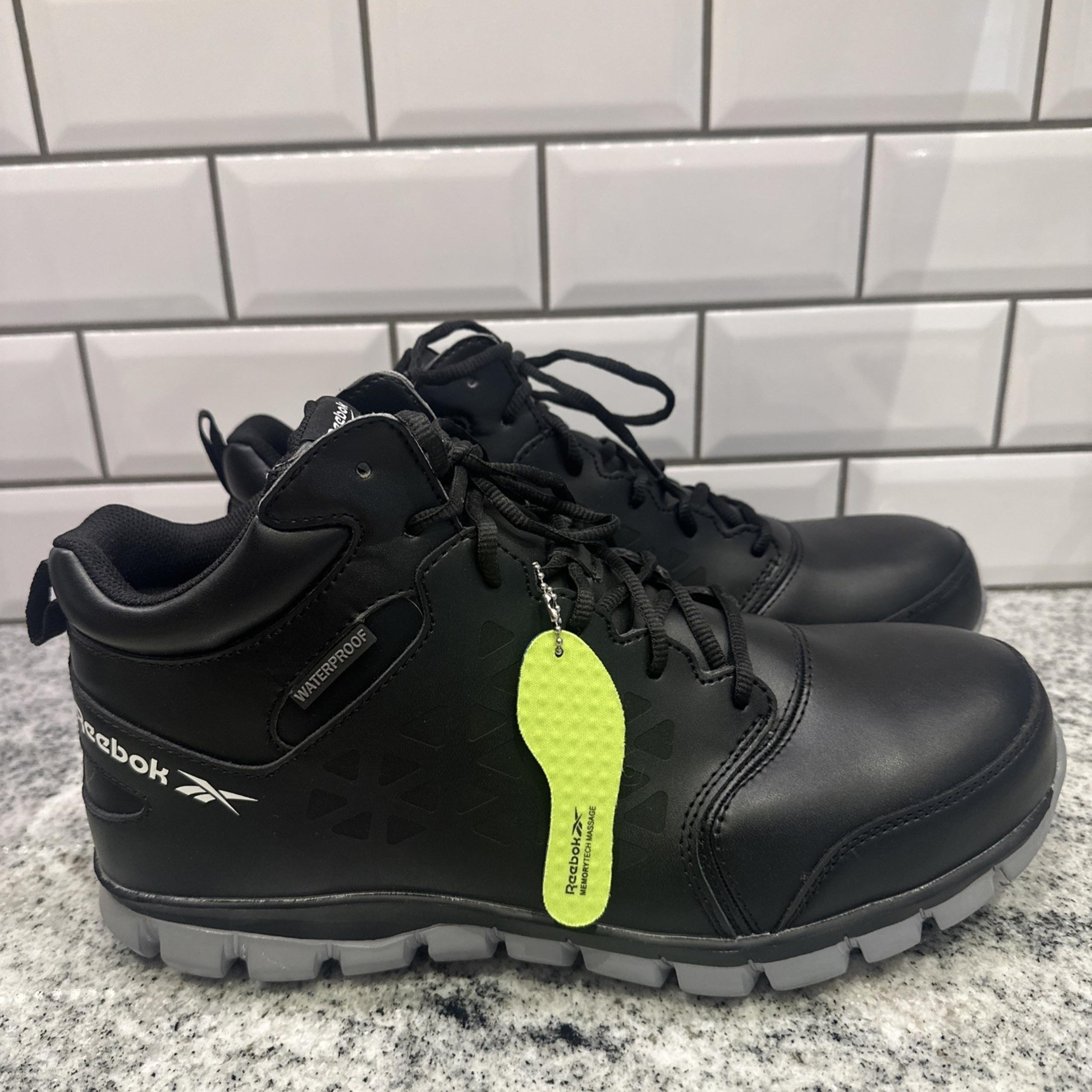 Reebok Sublite Cushion Mid Cut RB4144  Shoes Men's Work-boots 11.5 Wide Black