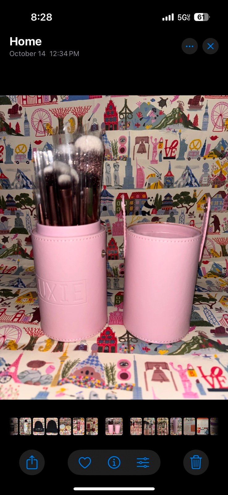 Luxie Brush Rose Gold Makeup Brush Kit Plus FREE Gift