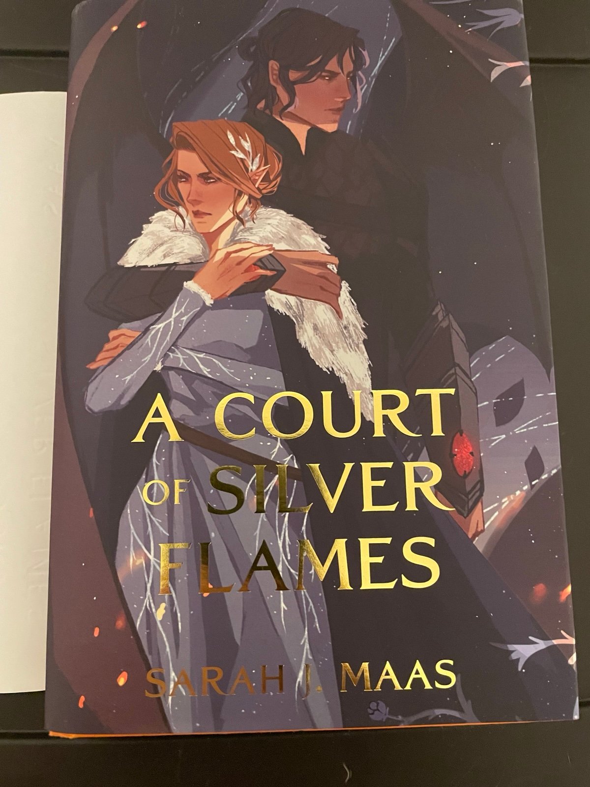 A Court of Silver Flames Sarah J. Maas 1st Barnes & Noble Illumicrate Cover