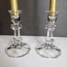 Vintage Elegant Toscany Lead Crystal Austria Candle Holder 6 Set of 2 Taper