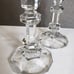 Vintage Elegant Toscany Lead Crystal Austria Candle Holder 6 Set of 2 Taper