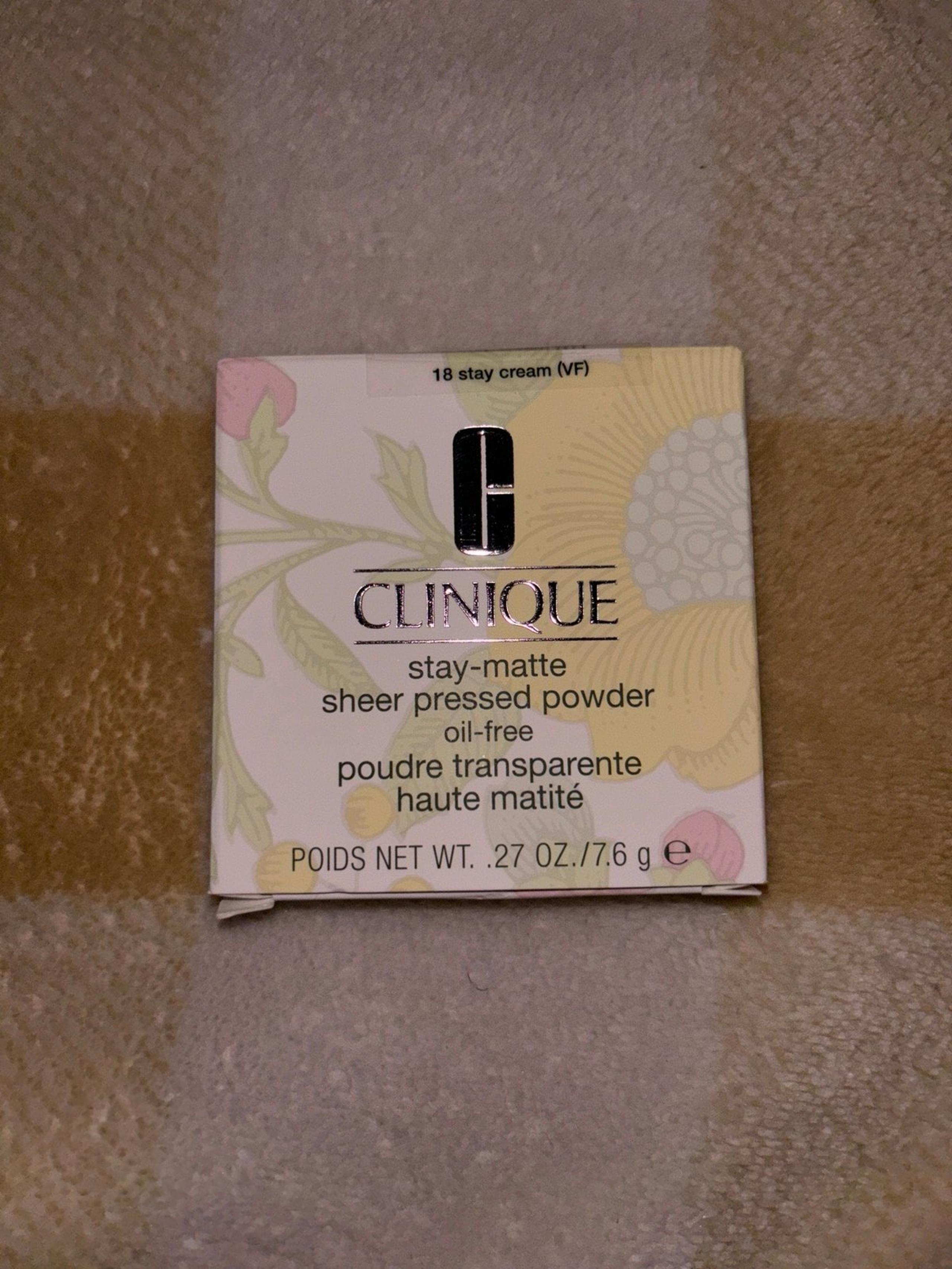 Clinique pressed powder face makeup