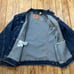 Levis Denim Jacket Mens XL Blue Type 3 Trucker Biker Grunge Faded 72334