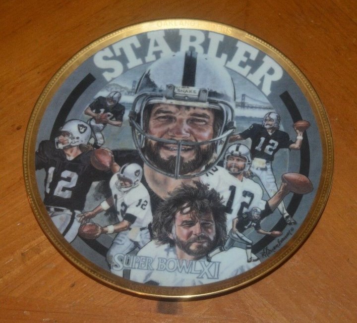 KENNY THE SNAKE STABLER PLATE RAIDERS