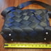 Maggie Bags Black Seat Belt Webbing Large Messenger Shoulder Bag