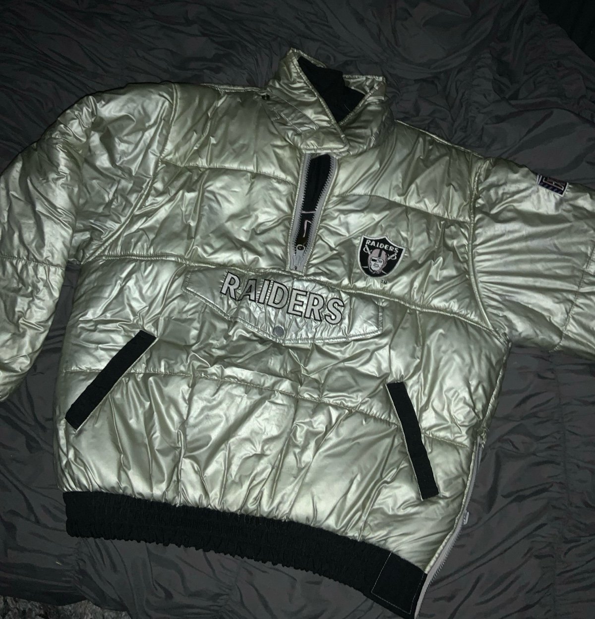Vintage Los Angeles Raiders 1/4 Zip Pullover