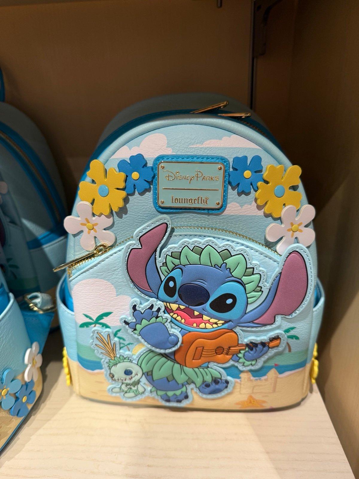 Disney Stitch and Scrump beach Loungefly backpack WDW 2025