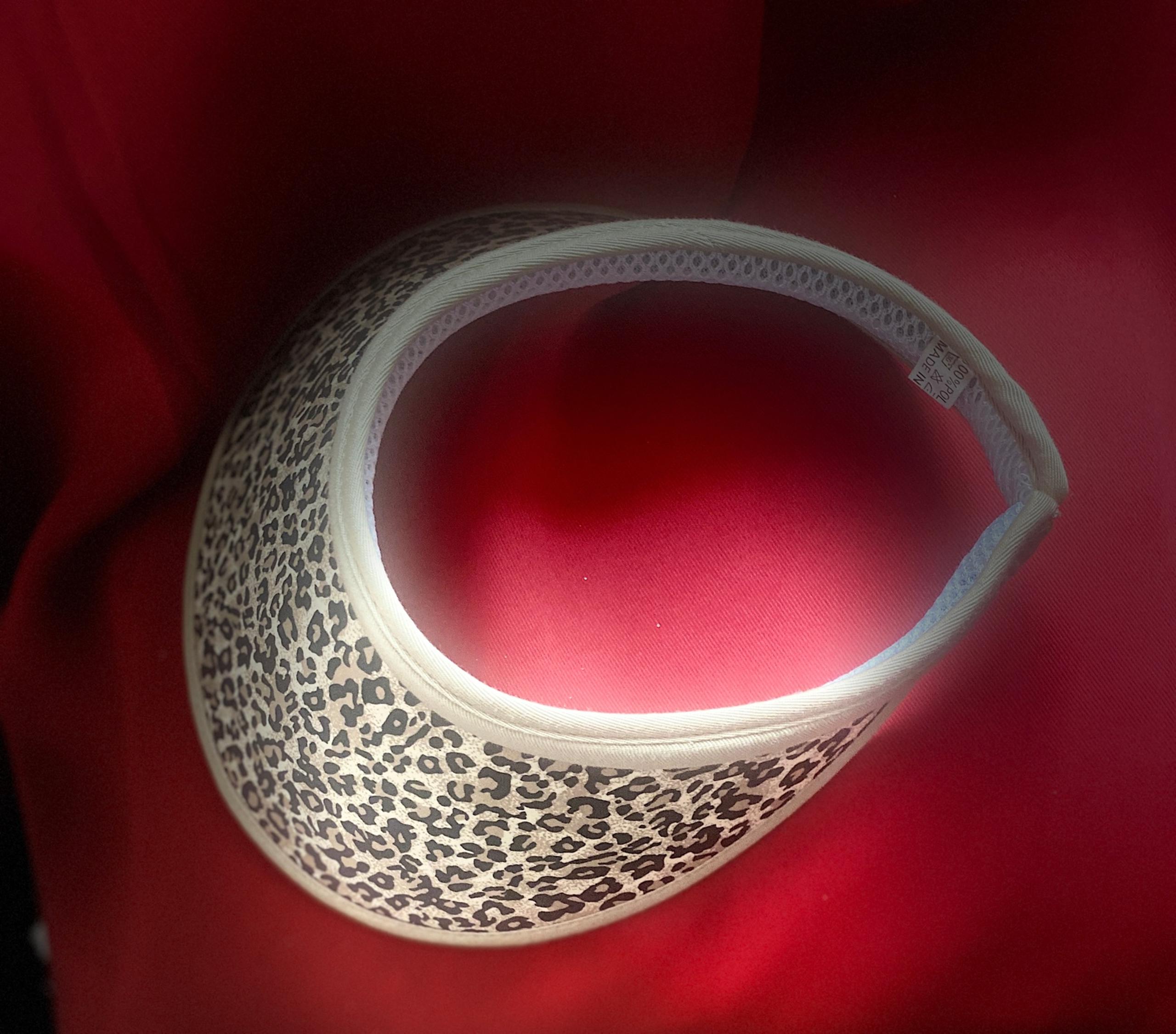 Leopard Sun Visor Travel