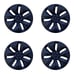 4 Tesla Model Y 19” Matte Black Wheel Covers Hubcaps