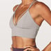 Lululemon Sweat Your Heart Out Bra Dark Chrome Size 8