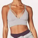 Lululemon Sweat Your Heart Out Bra Dark Chrome Size 8