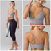Lululemon Sweat Your Heart Out Bra Dark Chrome Size 8