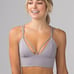 Lululemon Sweat Your Heart Out Bra Dark Chrome Size 8