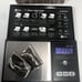 Vintage 925 Sterling Silver Modernist Square With Swirl Clip On Earrings 23.4g