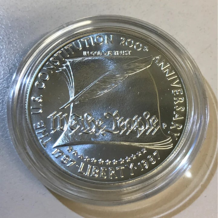 Uncirculated 1987 Silver Dollar Coin