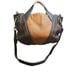 orYANY Lian satchel shoulder bag black, acorn, brown and orange Pebble leather