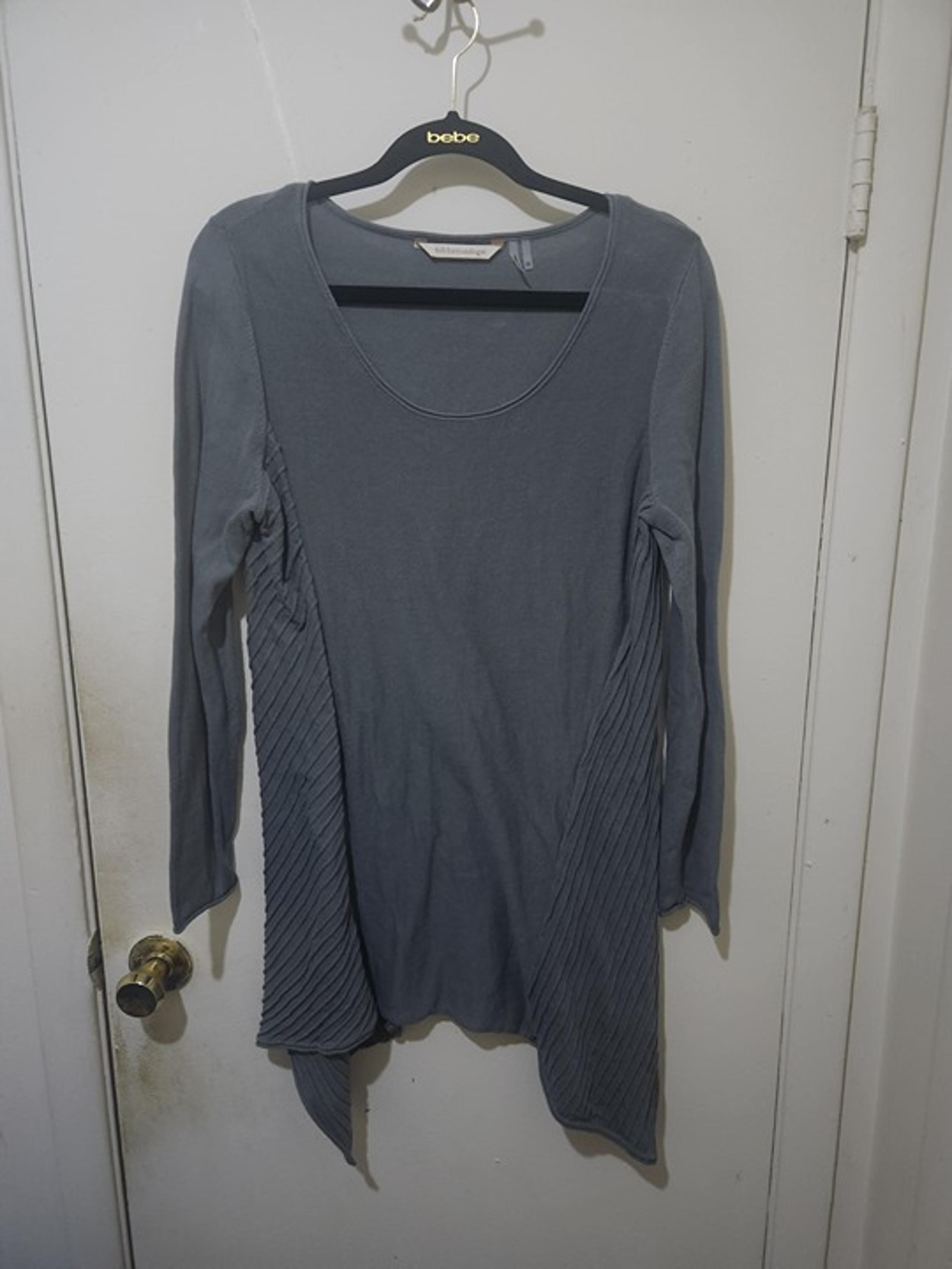Soft Surroundings Tunic Sweater Gray Size Medium