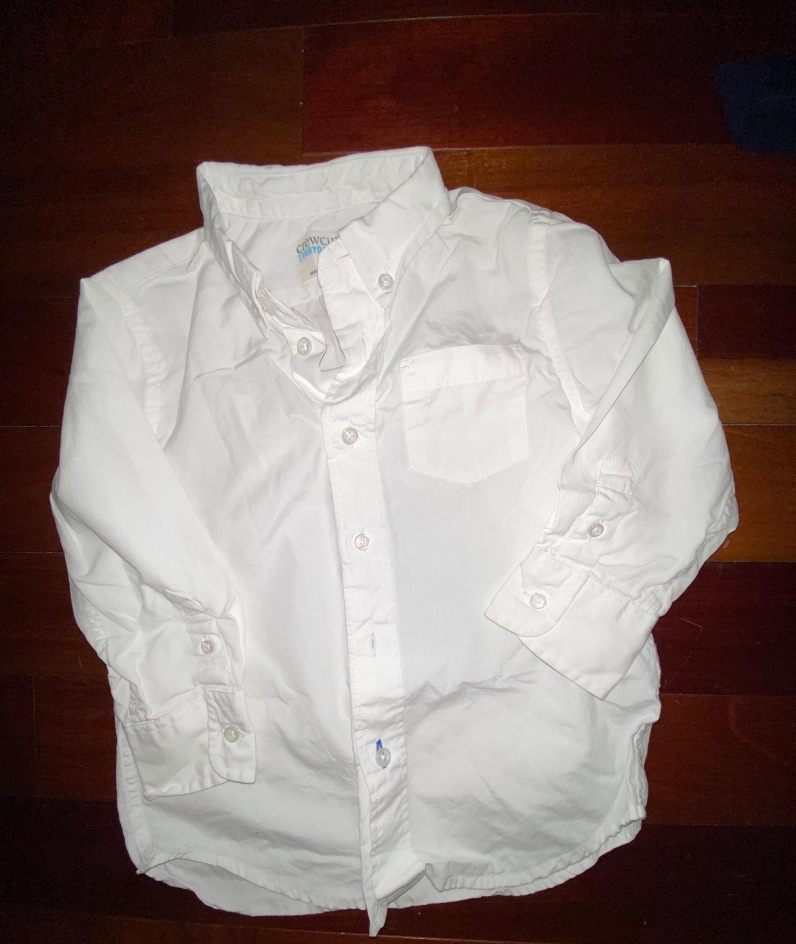 Crewcuts Everyday long sleeve dress Shirt button up Size 3