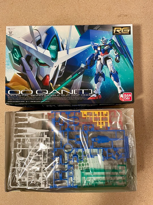 Mobile Suit Gundam 00 RG 00 Qan[t] 1/144 Scale Model Kit 2016 Japan