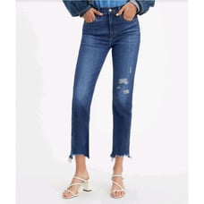 Levi's 724 High Rise Straight Cropped Jeans