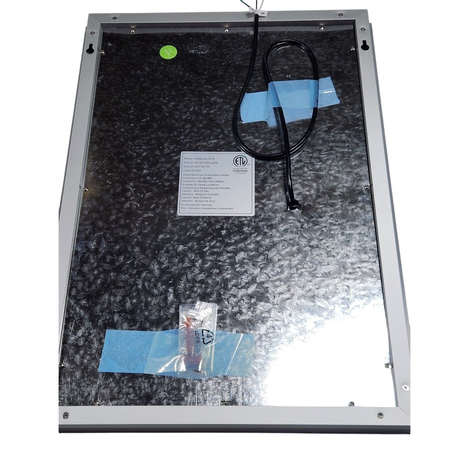 Signature Hardware 442988 Harrington 20 x 28 LED Lighted Bathroom Mirror