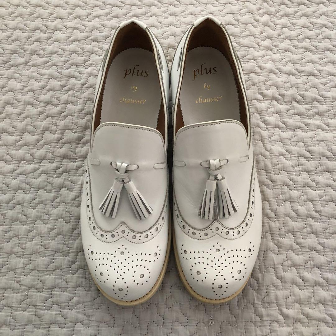 New chausser tassel loafers 37 23.5cm