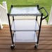 3-Tier Heavy Duty Rolling Utility Cart,18 D x 23.8 W x 36.6 H Rolling Carts