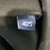 NAUTICA Men's Charcoal Short Modern-Fit Two-Button Bi-Stretch Suit Jacket SZ 42S